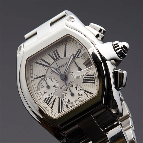 cartier roadster xl chronograph replica|cartier roadster pre owned.